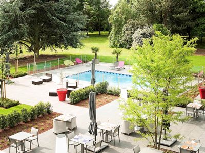 outdoor pool - hotel novotel lens noyelles - noyelles godault, france
