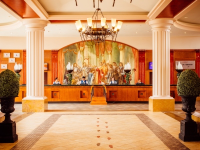 lobby - hotel dream castle - paris disneyland, france