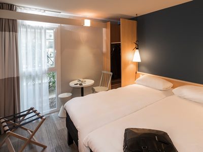bedroom 1 - hotel ibis nantes saint herblain - st herblain, france