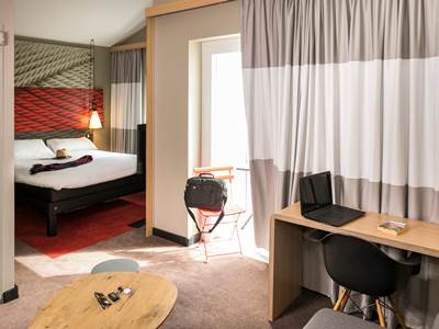 bedroom 3 - hotel ibis nantes saint herblain - st herblain, france