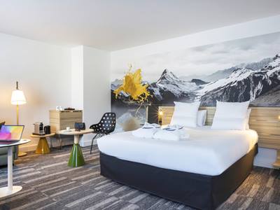bedroom - hotel novotel annecy centre atria - annecy, france