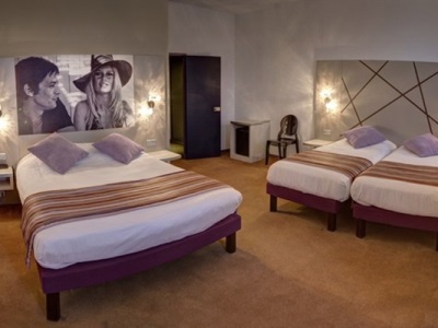 bedroom - hotel arles plaza - arles, france
