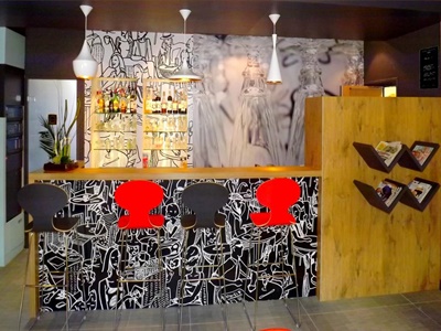 bar - hotel ibis avignon centre pont de l'europe - avignon, france