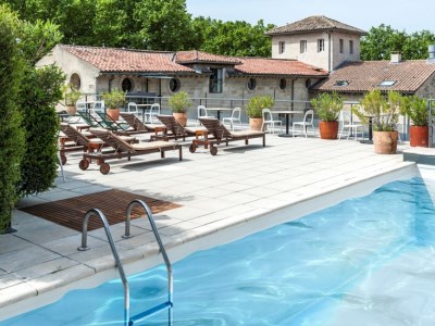 outdoor pool - hotel cloitre st louis - avignon, france