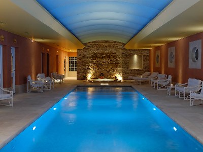 indoor pool - hotel auberge de cassagne and spa - avignon, france