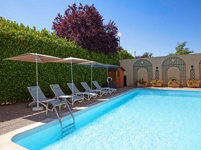 outdoor pool - hotel ibis beaune centre - beaune, france