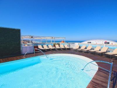 outdoor pool - hotel radisson blu - biarritz, france