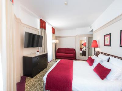 bedroom 1 - hotel mercure biarritz centre plaza - biarritz, france