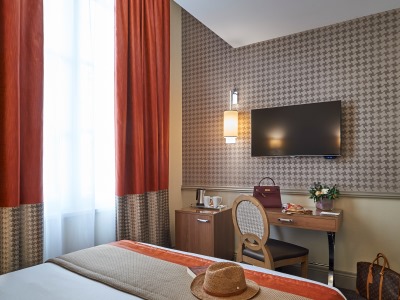 bedroom 3 - hotel best western premier bayonne etche-ona - bordeaux, france