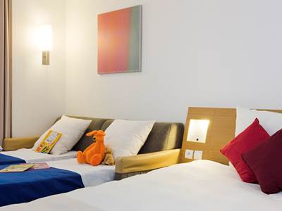 bedroom 1 - hotel novotel bordeaux centre - bordeaux, france