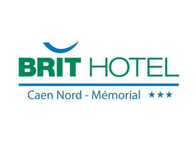 hotel logo - hotel brit hotel caen nord - memorial - caen, france
