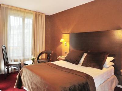 bedroom - hotel best western plus moderne - caen, france