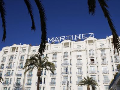 exterior view - hotel hotel martinez - cannes, france