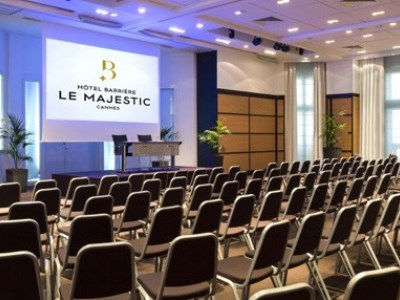 conference room - hotel barriere le majestic - cannes, france