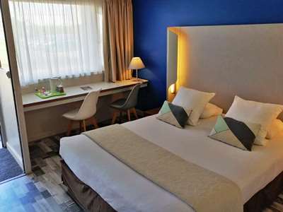 bedroom 1 - hotel kyriad carcassonne - aeroport - carcassonne, france