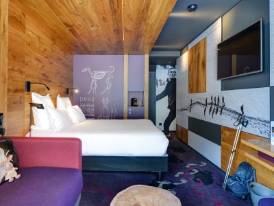 bedroom - hotel alpina eclectic hotel and spa - chamonix, france
