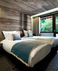 standard bedroom - hotel chalet hotel le prieure - chamonix, france