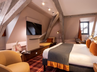 bedroom - hotel le colombier - colmar, france