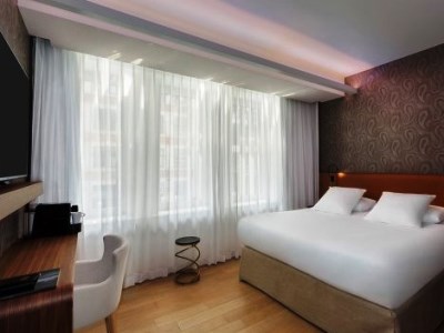 bedroom - hotel l'arbre voyageur, bw premier collection - lille, france