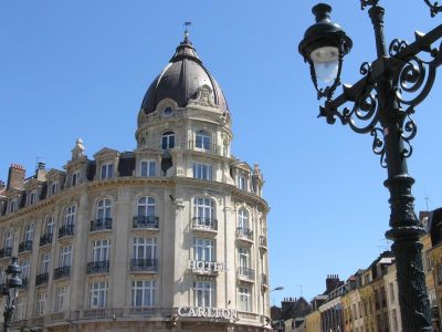 exterior view - hotel carlton - lille, france