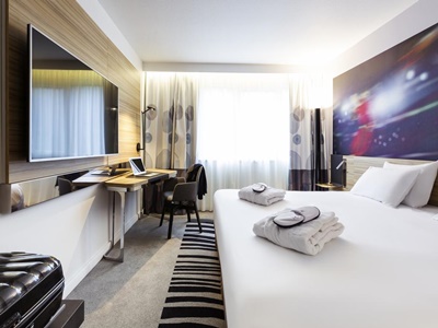 bedroom - hotel novotel limoges le lac - limoges, france