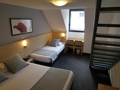 bedroom - hotel padoue - lourdes, france