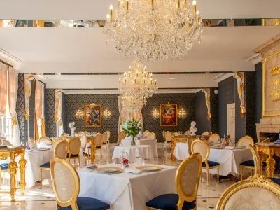restaurant - hotel chateau de beauvois - luynes, france
