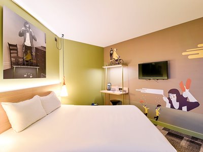 bedroom 3 - hotel ibis styles lyon confluence - lyon, france