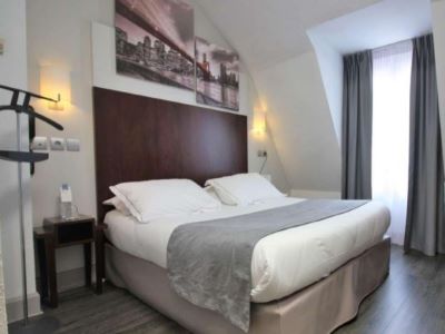 bedroom - hotel best western saint antoine - lyon, france