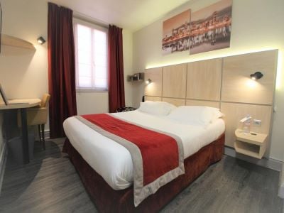bedroom 1 - hotel best western saint antoine - lyon, france