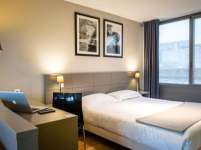 bedroom 3 - hotel adonis lyon dock ouest - lyon, france
