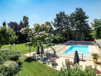 outdoor pool - hotel b and b lyon nord - lyon, france