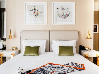 bedroom - hotel boscolo lyon hotel and spa - lyon, france