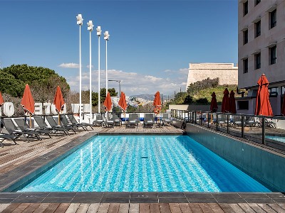 outdoor pool - hotel new hotel of marseille - marseille, france