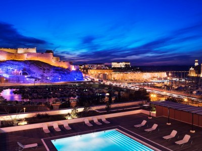 outdoor pool 1 - hotel radisson blu - marseille, france