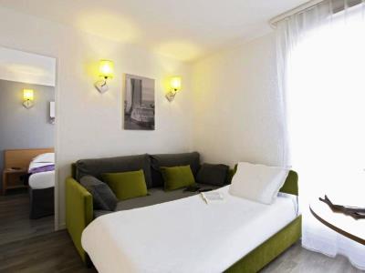 bedroom 2 - hotel adagio access marseille prado perier - marseille, france