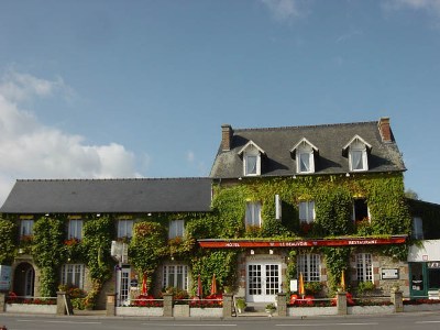 exterior view - hotel beauvoir - mont st michel, france
