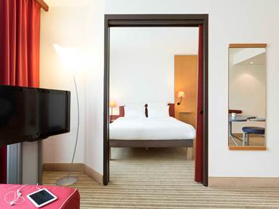 bedroom 2 - hotel novotel suites montpellier - montpellier, france