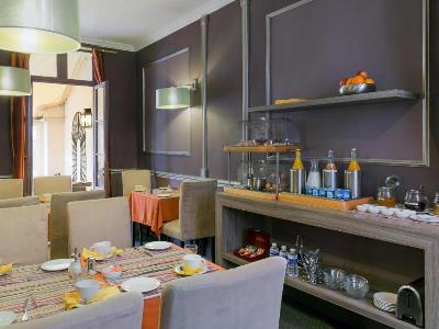 breakfast room - hotel best western le guilhem - montpellier, france