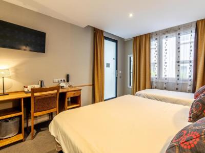 bedroom - hotel astoria nantes - nantes, france