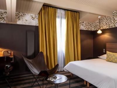 bedroom 4 - hotel l'hotel - nantes, france