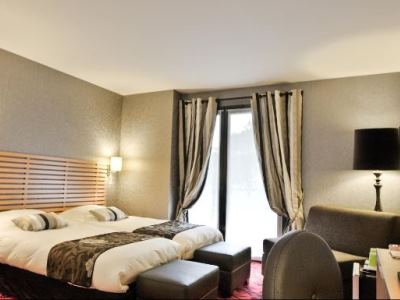 bedroom 1 - hotel best western plus de la regate - nantes, france