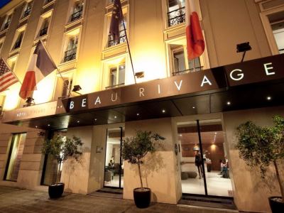 exterior view 1 - hotel beau rivage - nice, france