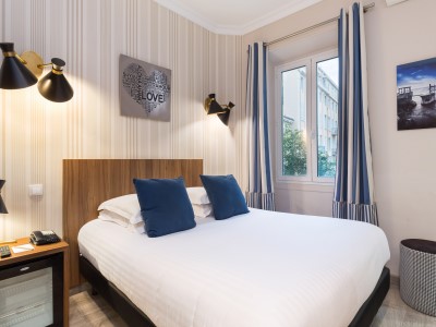 bedroom - hotel best western plus brice garden - nice, france