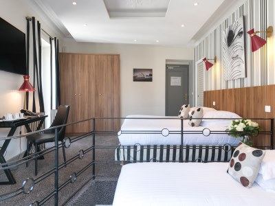 bedroom 6 - hotel best western plus brice garden - nice, france