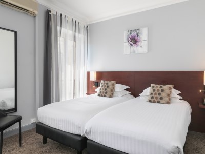 bedroom 12 - hotel best western plus brice garden - nice, france
