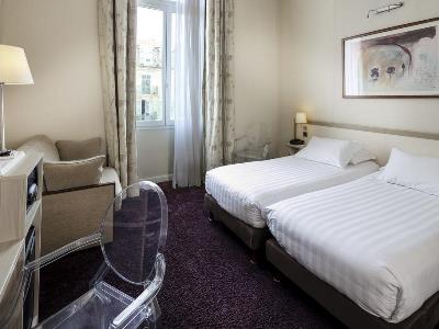 bedroom 1 - hotel best western alba - nice, france