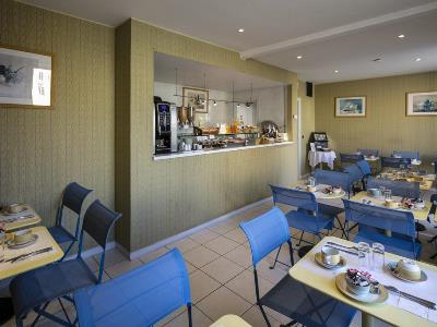 breakfast room - hotel best western alba - nice, france