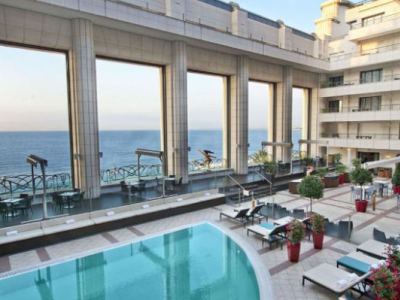 outdoor pool - hotel hyatt regency nice - nice, france
