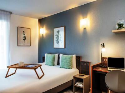 bedroom - hotel aparthotel adagio access nice acropolis - nice, france